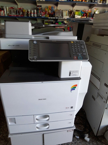 Fotocopiadora Impresora Color Ricoh Mpc 3002 Muypocas Copias