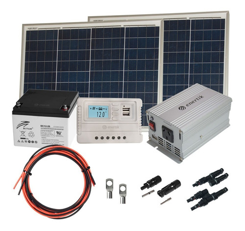 Kit Solar De Supervivencia Autoinstalable 350w