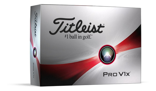 Pelota De Golf Titleist Pro V1x 2023 - Blanca / Docena Color Blanco