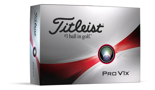 Pelota De Golf Titleist Pro V1x 2023 -  Blanca / Docena Color Blanco