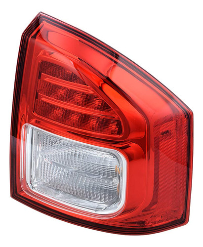 Para Jeep Compass Lente Transparente Roja Lado Pasajero Luz