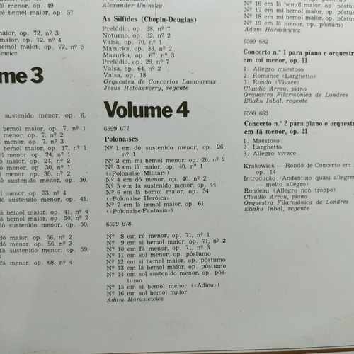 Vinil Lp Chopin Imortal Vol 4 E 5
