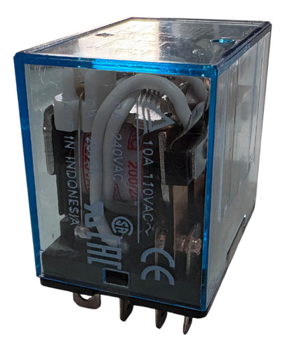 Ly4n-j-220vac Relevador + Base Ptf14a-e 14 Pin 220vac Omron