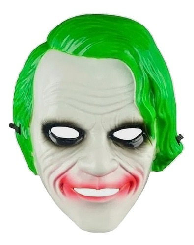Mascara Palhaço Coringa Joker Halloween Ref: Ydh-9065 Cor Branca/verde