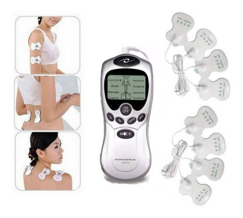 Electroestimulador Tens Digital Therapy Machine 8 Electrodos