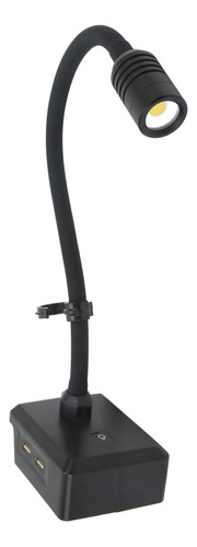 Lámpara De Trabajo Led Cuello De Cisne 3 Modos Mantenimiento