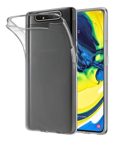 Samsung Galaxy A80 Carcasa Gel Tpu + Mica 3d - Prophone