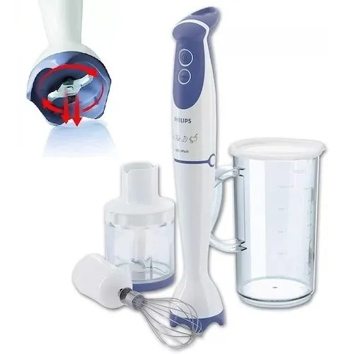 carro Doncella oficina postal Minipimer Philips Hr1364 Mixer 600w + Picador Batidor Vaso