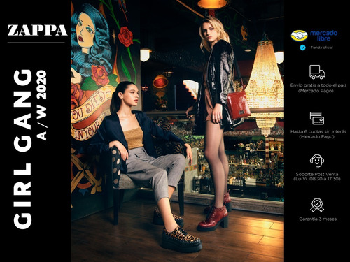 Botin Zappa Mujer Café - X423