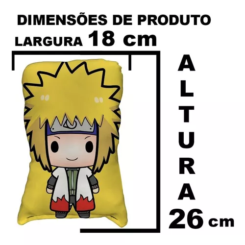 Almofada Ploosh Minato Namikaze Hokage Konoha Naruto Ninja Desenho Do  Tecido Liso