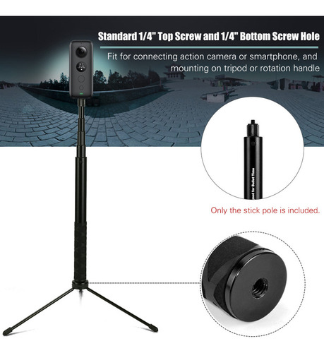 Palo De Selfie Invisible For Bullet Time, Ajustable De 28 A