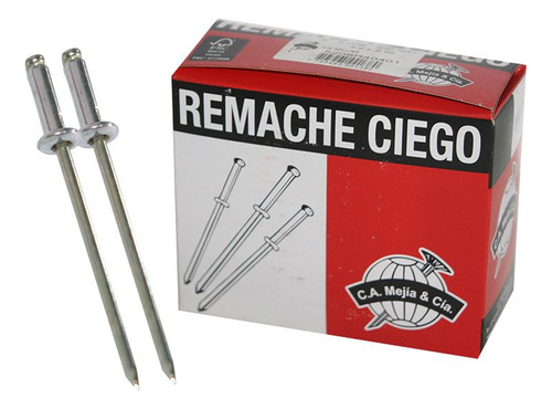 Remache 5-6 Ala Ancha 5/32'' X ½''