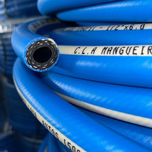 Mangueira Lava Auto 1/2 1500/3000 Psi - 20 Metros Cor Azul