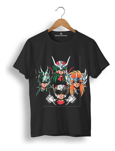 Remera: Caballeros De Zodiaco Memoestampados