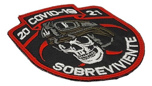 Parche Bordado Sobreviviente 8x9cm Contactel