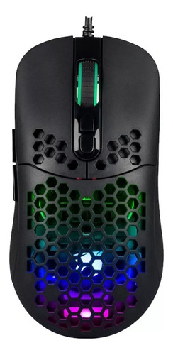 Mouse Gaming  Rgb Alambrico 6400 Dpi  7 Botones Ergonomico 