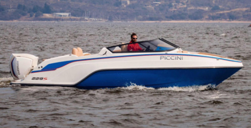 Piccini 229s Mercury 200hp + Trailer (canestrari Arco Iris)