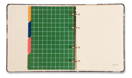 Caderno Criativo Argolado A5 Cicero - Ateliê Preto