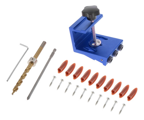 Mini De Orificios Oblicuos Herramienta De Perforación Azul