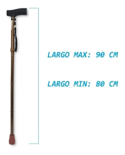 Imagen 3 de 9 de Baston Plegable De Aluminio Importado Con Estuche