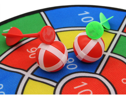 Juego De Dardos Tiro Al Blanco De Velcro Para Niños