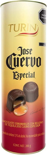 Turin Jose Cuervo  Chocolate Relleno Tubo 200g