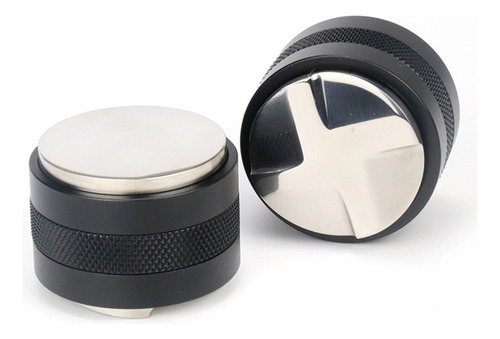 A Tamper Y Distribuidor De Café Expreso De Acero Inoxidable