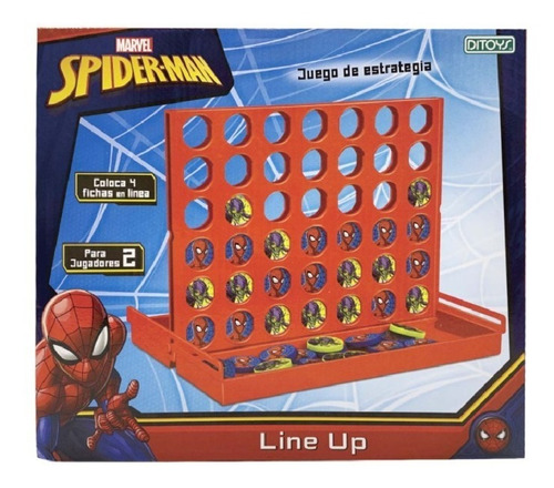 Spiderman 4 En Línea Juego De Mesa Line Up Marvel Ditoys