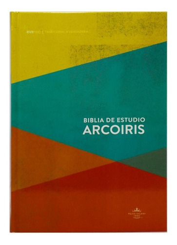 Imagen 1 de 4 de Biblia De Estudio Arcoiris Rvr1960 Tapa Dura
