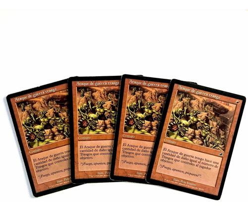 Goblin War Strike X4 - Carta Original Magic The Gathering