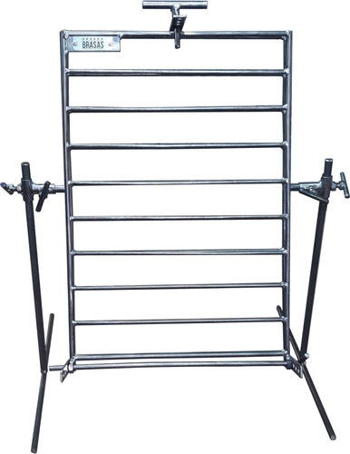 Imagen 1 de 10 de Parrilla Asador Portátil Estaca Pinche 35x50cm - Brasas®