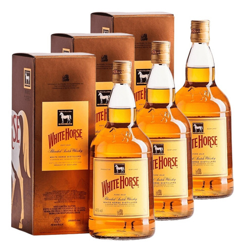 Whisky White Horse 1.0 Lt Pack 3