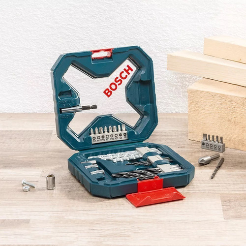Imagen 8 de 8 de Set V Line Bosch 34 Accesorios Perforar Y Atornillar Cuotas