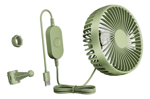 Fan Do Ventilador De Resfriamento De Carro Usb Verde