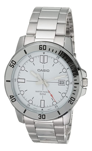 ~? Casio Classic Silver-tone Stainless Steel Band Reloj Indi