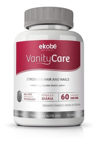 Vanity Care Ekobé Suplemento P/ Beleza De Cabelo E Unhas