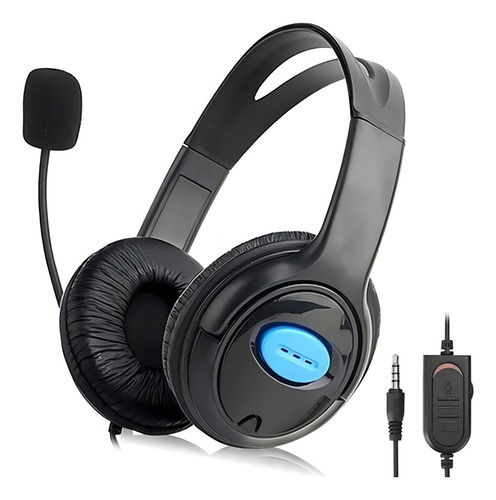 Auriculares Pro Gaming Para Ps4 - Negro Negro