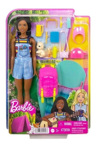 Barbie Set Dia De Campo Brooklyn Hdf74