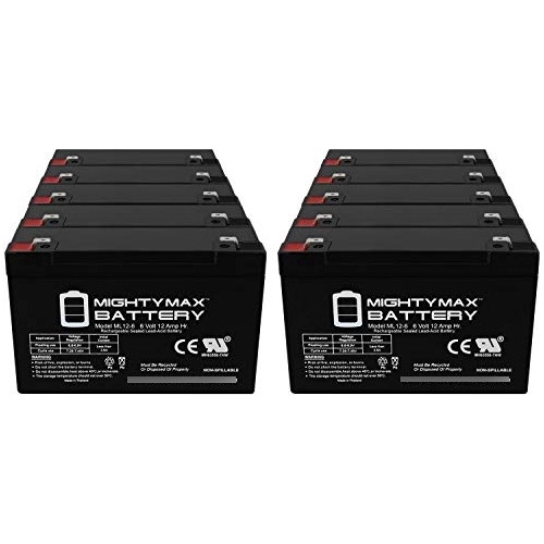 Batería De Repuesto Para Sola S32200-5 S32200r-5-10 (6 V, 12