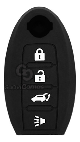 Forro Protector Silicona Llave Smart 4b Nissan Versa