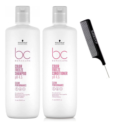 Schwarzkopf Bc Bonacure Color Freeze Kit ChampĂș Y Acondicion