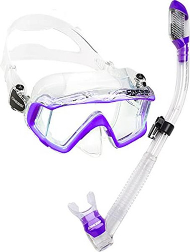 Cressi Pano 3 & Supernova Dry (transparente/morado)