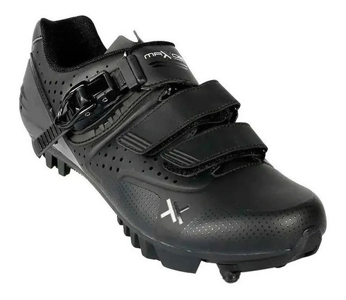 Imagem 1 de 4 de Sapatilha Mattos Racing Ttr Trilha Preta Bicicleta Bike Mtb