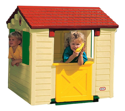 Casa Little Tikes Para Niños My First Playhouse Juego Jardín