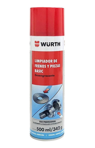 Limpiador De Frenos Würth 500ml