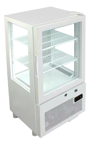 Expositor De Masas Refrigerado Vertical Mox Sf-63 Blanco