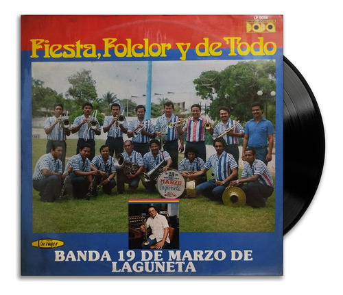 Banda 19 De Marzo - Fiesta , Folclor Y De Todo - Lp Vinilo