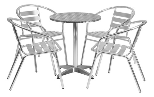 Flash Muebles Indoor-outdoor Juego De Mesa Tlh-alum-24rd-01.