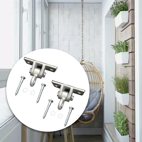 2x Perchas De Columpio, Perchas Para Hamacas, Base Fija