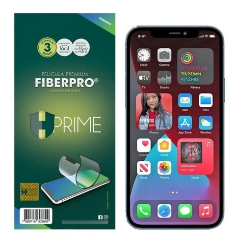 Imagem 1 de 7 de Película Hprime Apple iPhone 12 / 12 Pro 6.1 - Fiberpro
